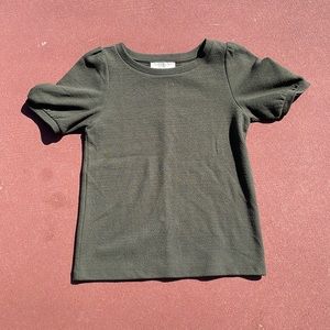 Loft olive green top